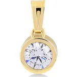 Lillian Vassago Zlatý přívěsek se zirkonem LLV31-GP031 Barva zlata: Bílá