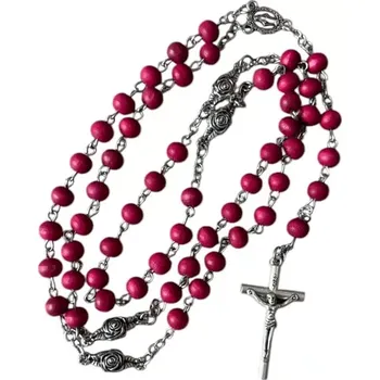 Růženec Růženec ze santalových korálků