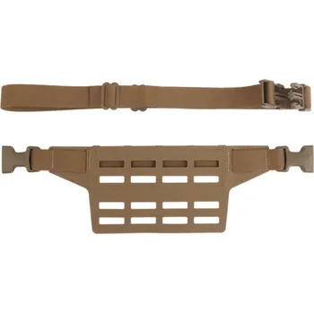 Airsoft Ledvinkový malý MOLLE adaptér - Coyote, 4 řady, Wosport