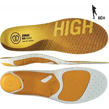 Vložka do bot SIDAS Vložky do běžeckých bot 3FEET Run Sense High 2025/2026 46-48 Unisex, Pánské