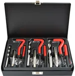 Sada na opravu závitů M6-M10, 88 ks, Geko G02789