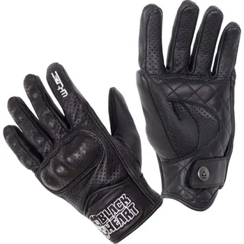 Moto rukavice W-TEC Black Heart Kožené moto rukavice Rookah černá - 4XL