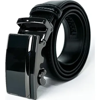 Opasek Kožený pánský pásek v černé barvě PA4-24-14, Obvod pasu / celková délka pásku 95cm