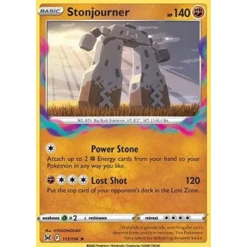 Volný čas Pokémon LOR 111/196 Stonjourner - Lost Origin Stav: Near Mint, Verze: NORMAL