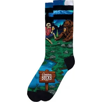 Dámské ponožky PONOŽKY AMERICAN SOCKS Riverbank Pals - zelená - S/M + při osobním odběru 389 Kč