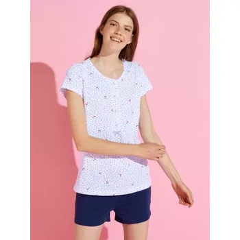 Dámské pyžamo FA7010 - dámské pyžamo Noidinotte, M, mix vzor