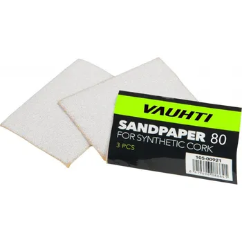 Vauhti Sandpaper pro systetický korek 80 (3 ks)