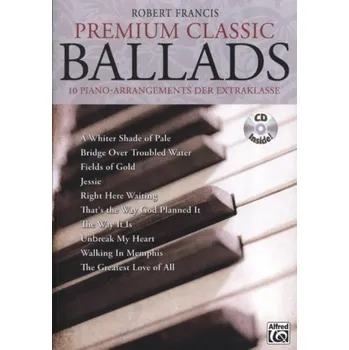 Premium Classic Ballads (noty na klavír)(+audio)