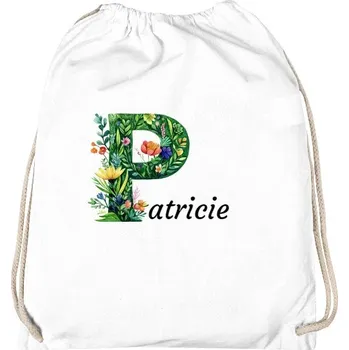 Sportovní vak Vak na záda s potiskem Patricie