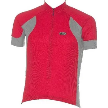 Cyklistické oblečení BBB dres BBW-53 Duo Jersey (červená/šedá)