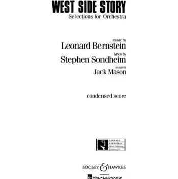 Leonard Bernstein: West Side Story - Selections for Orchestra (noty na klavír, zpěv)
