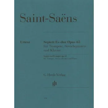 Camille Saint-Saëns: Septet E flat major op. 65 (noty, partitura, party)