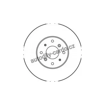 Brzdový kotouč Brzdový kotouč TRW DF1812 - ROVER ROVER 800