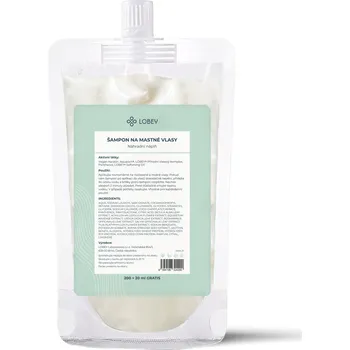 LOBEY® Classic Náhradní náplň Šampon na mastné vlasy 200 ml + 20 ml GRATIS