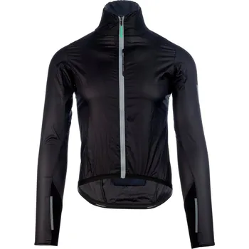 Cyklistická bunda Q36.5 cyklistická bunda Air Shell Jacket 90 gr. léto Černá M Pánské