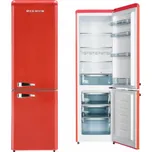 WOLKENSTEIN KG250.4RT FR červená chladnička