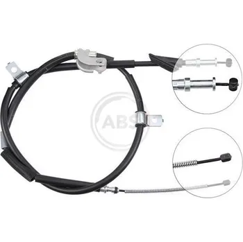 Lanko parkovací brzdy Tažné lanko, parkovací brzda A.B.S. K15378