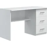 Pracovní stůl PEREIRA 4 pravý bílá