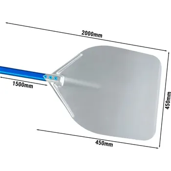Pec na pizzu G.Gastro Hliníková lopatka na pizzu - 45 x 45 cm