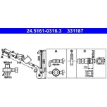 Brzdová hadice ATE 24.5161-0316.3