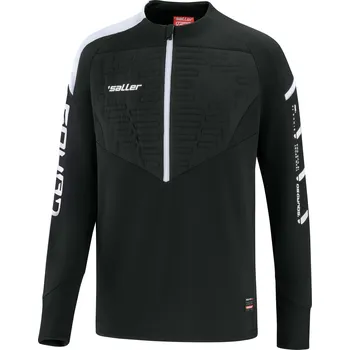 Pánská mikina Saller SQUAD50Thermo tréninková mikina BARVA: 360 černá-bílá, Velikost: XL Perfektní pro chladné dny