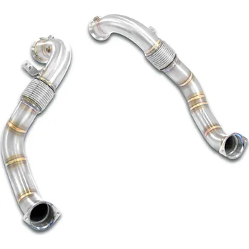 Přední díl výfuku Turbo downpipe kit Right - Left(Replaces primary and secondary catalytics)Accepts the stock tertiary catalytics Supersprint 529211