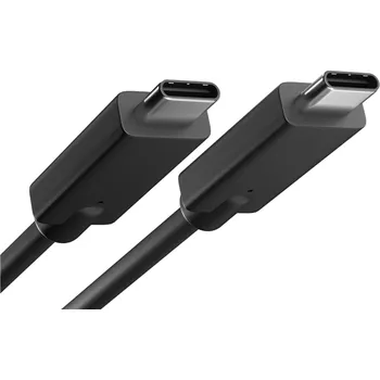 Datový kabel POČÍTÁRNA Synchronizační a nabíjecí kabel USB-C na USB-C 1 m - Černý