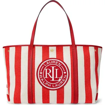 Kabelka Bavlněná kabelka Lauren Ralph Lauren červená barva, 431956937 33X, vel. ONE SIZE