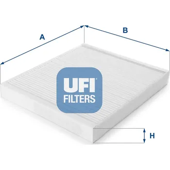 Ventilátor topení a klimatizace Filtr, vzduch v interiéru UFI 53.030.00