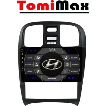 Auto Hi-Fi TomiMax Hyundai Sonata Android 14 autorádio s WIFI, GPS, USB, BT HW výbava: 4 Core 2GB+16GB PX HIGH - Model auta: Hyundai Sonata 2003-2009, Velikost obrazovky: Dotyková obrazovka: 9"