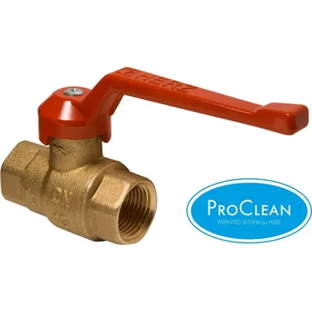 Ventil Herz Kulový kohout HERZ EXPERT připojení FF ovládání páka Silumin Dimenze: DN25, PN: 50, #1219003: Kulový kohout HERZ páka (Silumin) DN25, PN50