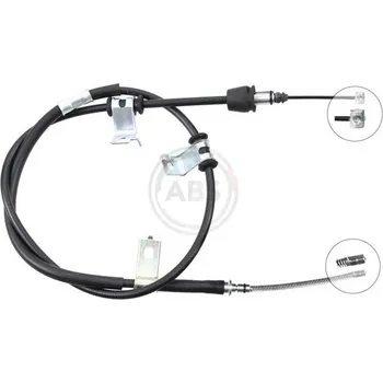 Lanko parkovací brzdy Tažné lanko, parkovací brzda A.B.S. K17028