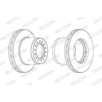 Brzdový kotouč Brzdový kotouč FERODO FCR189A