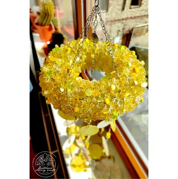 Drátovaná zvonkohra Sluneční energie 20x100cm Drátované stromy života