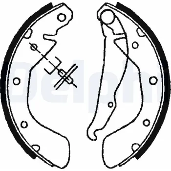 Brzdová čelist Sada brzdových čelistí DELPHI LS1622