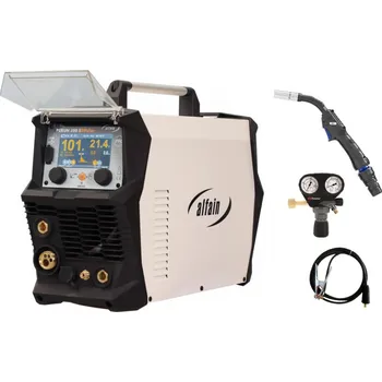 Svářečka ALFA IN PERUN 200 SDpulse + hořák + ventil + zem SET TOP