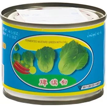 Pigeon Brand Fermentované hořčičné listy s Chilli v Sojové omáčce 140 g