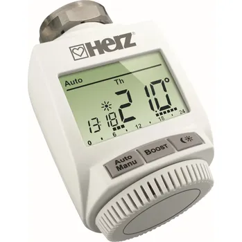 Hlavice pro radiátor Herz Termostatická hlavice elektronická s RF 868,3MHz Dimenze: M28x1,5, Provedení: ETKF 868,3 MHz