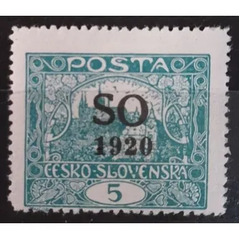 Sběratelství Známka ČSR, 5h, Pof.SO3B*