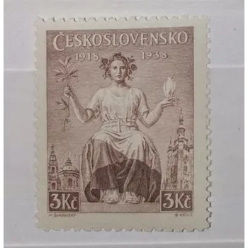 Poštovní známka Známka ČSR, 3 Kč, Pof.349**