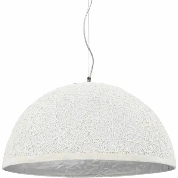 vidaXL Závěsné svítidlo bílo-stříbrné Ø 50 cm E27