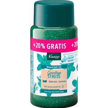 Koupelová sůl Kneipp sůl do koupele Goodbye Stress, 600 g