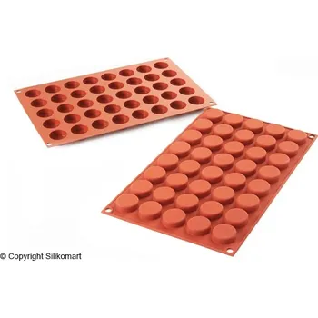 Forma na pečení Silikonová forma na mini koláčky 40 ks - pr. 2,8 cm (6 ml) - terakota silikon - Silikomart