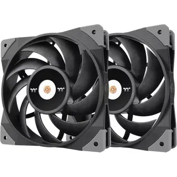 PC ventilátor Thermaltake TOUGHFAN 12 High Static Pressure Radiator Fan (2 Fan PACK) CL-F082-PL12BL-A