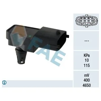 Čidlo automobilu Senzor tlaku sacího potrubí FAE 15041