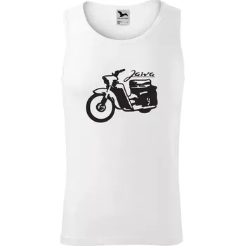 Pánské tílko Tílko JAWA pionýr 11TI - bílá / XXL
