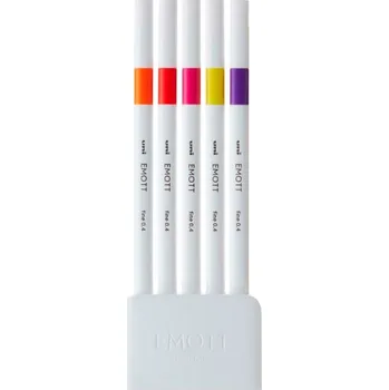 Uni-ball Barevné linery EMOTT PASSION - sada 5 ks