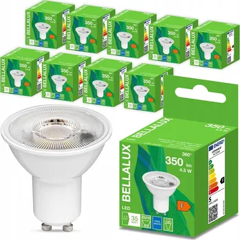 Žárovka Sada 10x LED žárovka GU10 4,5W = 35W 350lm 4000K