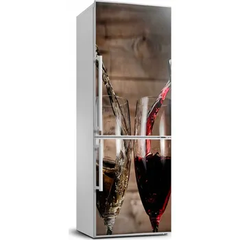 Fototapeta Nálepka na ledničku Víno v sklenicích 70x190