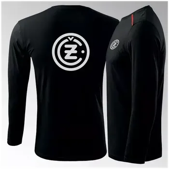 Tričko Čezeta dlouhý rukáv 2DR - černá / L / bílá